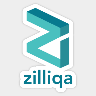 Zilliqa Coin Cryptocurrency ZIL crypto Sticker